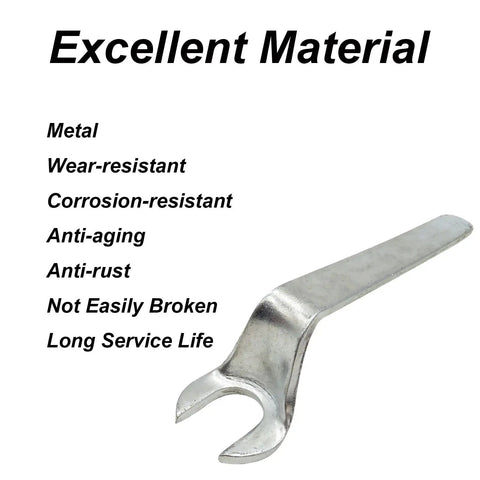 Two Pack Tough As Nails Fire Sprinkler Wrench Tool Heavy Duty Steel Construction showing metal, wear-resistant design for durability.