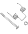 Must Have Replacement Folding Wagon Handle Torsion Spring Kit With Screw And Nut For Collapsible Utility Beach Or Garden Cart Fix Your Wagon Now silver steel parts