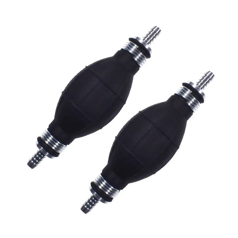 Two Pack Rubber Fuel Primer Bulbs For Fuel Transfer Lines One Way Check Valve 8mm And 9mm Fittings Marine Carburetor