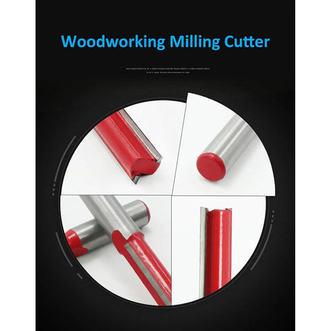 Must-Kill 1/2 Inch Shank Flush Trim Router Bit For Woodworking Pros showing detailed views of heavy duty alloy cutter.