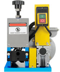 GFJYKDL Compact Electric Wire Stripping Machine For Copper Recycling featuring control panel and safety signage.