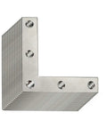 Flat L Bracket 80mm By 80mm Right Angle Mounts Premium Stainless Steel Pack Of 15 Heavy Duty Furniture Brackets With 4mm Holes And 1 5mm Thick