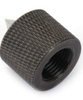 Heavy Duty 12 Mm Carbide Tipped Live Center For Mini Wood Lathe With Rock Solid Steel Rotation Cone, detailed view of threaded end.