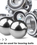 2 Pcs 2 and a Half Inch Steel Bearing Balls 63.5mm High Precision Alloy Balls For Industrial Bearings And Bike Wheel Hubs