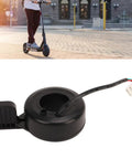 Thumb Throttle Replacement For S1 Electric Scooter, Precise, Sensitive Control With Easy Install, captured on a city street.
