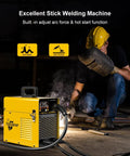 Welder using Beast 3 In 1 MIG Welder With Flux Core, Lift TIG And MMA Stick, 110V Inverter Welder With LCD Display in workshop