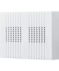 Decorative Wired Doorbell Kit With Easy Install Two Note Front Door Chime And One Note Back Door Tone In White Textured Finish