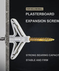 Heavy Duty Self Drilling Drywall Anchors Kit With Butterfly Expansion Bolts 400 Piece Assortment For Wood And Gypsum Board Nylon