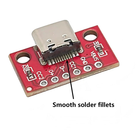 USB Type C Breakout Board 10 Pack With Solder Wire Included For DIY Projects 16 Pin PCB Adapter USB C Female Connector