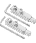 Get That Broken Pipe Fix Done With These 2pcs Heavy Duty Stainless Steel Screw Extractors For Removing Damaged Threads And Faucets Effortlessly Without The Hassle In Your Home Shop. 2 stainless steel extractors and hex keys on white