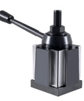 BXA Wedge Quick Change Tool Post For Lathe Swing 10 To 15 Inches, showing lever and wedge design
