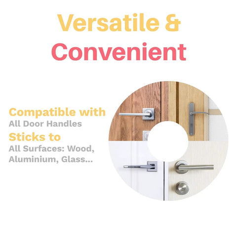 4 Pack Child Proof Door Lever Locks With 3M Adhesive No Drilling Easy Install Minimalist Door Handle Lock For Kid Safety And Pet Protection Works On All Door Levers