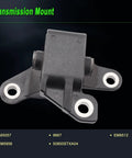 Transmission mount from Engine Motor Mount Set For 2011 Through 2016 Odyssey 3.5L Touring Elite Replacement Beefs Up Vibration And Ride Quality Includes OE Numbers A4587 A65057 A4575EL A65017EL Set Of Four