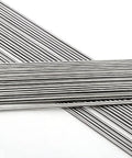 Angyanco stainless steel spring wire, 50pcs, 0.8mm dia, 40cm length, silver
