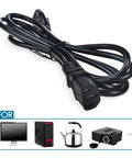 Durable AC Power Cord For Korg Pro Arranger T2 And EXT2 Music Workstation 61 Key Keyboard, 3 Prong US Plug, coiled cable