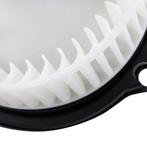 Close-up of the fan blades on Beefy Blower Motor With Fan Replacement 615-00486 For Ram 1500 94-01 And Ram 2500 94-02 3500 Jeep Grand Cherokee 93-98