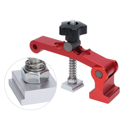 Must Have 6061 Aluminum T Track Hold Down Clamp Mini Stop Block for Woodworking and Metalworking, Quick Fixing Fixture