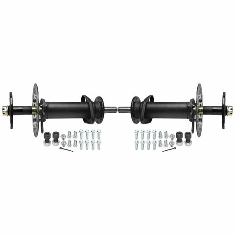 Rear Axle Complete Kit 810mm 32 Inch Two Pack Half Axles With Disc Brake Hubs for DIY Golf Cart, ATV, UTV, Go Kart Replacement