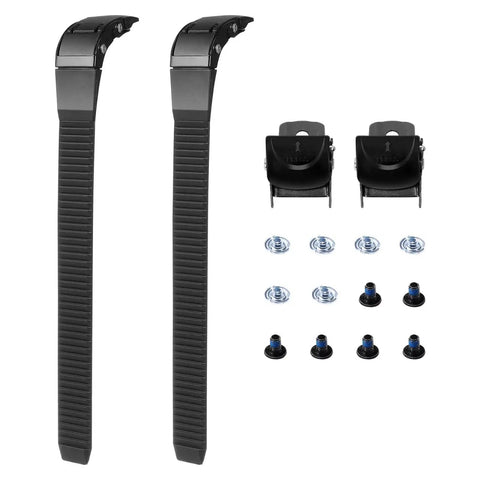 2 Pack Inline Skate Strap Replacement Kit With Screws And Nuts For Universal Buckles On Inline And Quad Skates Quick Swap Easy Install