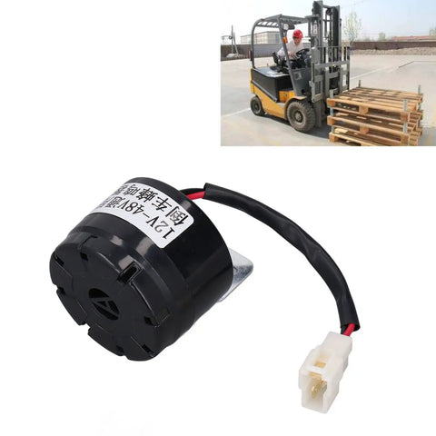 Heavy Duty Universal Forklift Backup Alarm With Hella Loud Reverse Warning Beeper For Work Trucks Vans And Freight Lorries Easy No Mess Install Beat Down Ready Safety Alert Speaker
