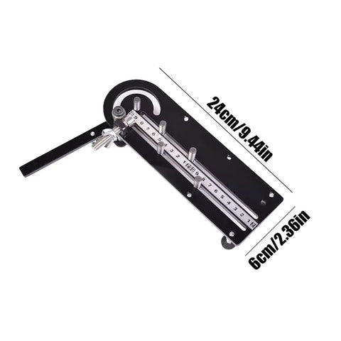 Ergonomic Precision Wire Bender Tool For Tight Cable Forming And Quick Custom Bends showing 24cm length and 6cm width for precise bending.