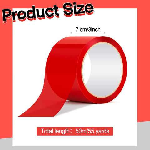 Built Tough Red Construction Seaming Tape Three Inches Wide By Fifty Five Yards Heavy Duty Sheathing Sealant roll with 55 yard length.