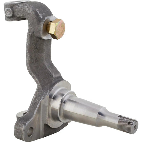 Deluxe Front Spindle and Disc Brake Kit For 1964-1974 GM A F X Cars with spindle part shown in detailed metal finish close-up