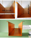 Built Tough 10 Inch Yellow Galvanized Steel Pipe Guard Wall Mount Pipeline Bollard Protector with measuring details