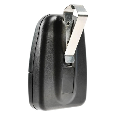 Side view of Visor Remote For Classic Drive Garage Door Opener Replacement Gate Opener 303 MHz, with clip visible