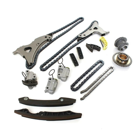 Upgrade Your Ride With A Tough Alloy Timing Chain Kit Made To Fit Mercedes Benz E350 GL450 E400 ML350 GLK350 V6 3.0L And 3.5L Engines For Peak Performance Long Life And Low Maintenance No More Stretching. alloy timing chain kit with guides, sprockets, and tensioners