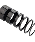 Carbon Fiber Bike Headset Spacers Set For One And One Eighth Inch Stems 12 Pieces Including 1mm 2mm 3mm 5mm 10mm 15mm Spacers