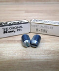 Workhorse Stubby Plunger Kit With 5/8 Inch Npt Ports Solid Steel Body Effortless Quick Trigger Mechanism Grease Monkey Approved Hydraulic Punch Replacement Tools Pack Of Two displayed with packaging.