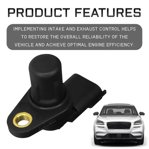 Camshaft Position Sensor For 1.6L L4 Chery Engines Intake Position Sensor With Sealing Ring OEM Replacement F01R00B003 next to a car