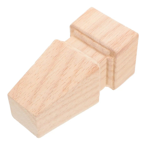 Four Lightweight Solid Wood Furniture Legs With Subtle Light Carvings For Tables Cabinets Sofas And Bed Frames Replacement Parts Easy To Install