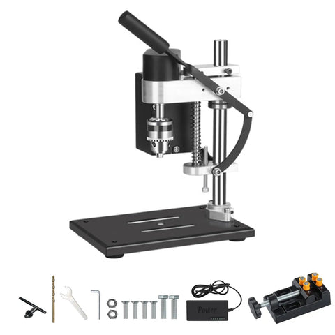 Compact Benchtop Drill Press For Wood And Metal With Seven Speeds And 0.6 To 6mm B10 Chuck Mini Tabletop Drilling Machine