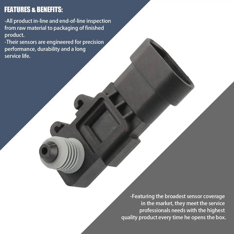 Car Fuel Tank Pressure Sensor For Vapor Vent Port Replacement OEM 16238399 9377680 09377680 16196060 Delphi Third Generation Compatible