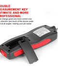 Portable Digital Vibration Meter And Vibration Analyzer With Color LCD For Acceleration, Velocity, Displacement And Frequency Testing, back view