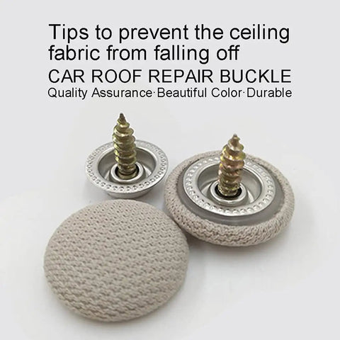 Top Quality 30x Auto Car Roof Snap Rivets Kit For Home Repair Fixing Interior Ceiling Panels And Retaining Pins With Heavy Duty Rust-Proof Stainless Steel Assortment That Keeps Everything Secure Without Messy Tools, gray car roof repair buckles