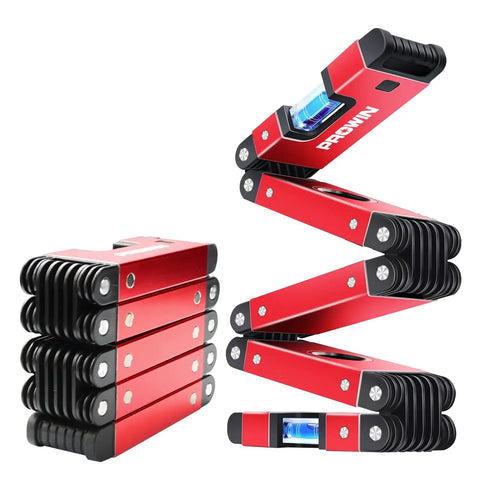 Built Tough 28 Inch Folding Level And Precision Bubble Ruler Featuring No Sweat Setup Compact Fold Flat Storage Seriously Solid For Job Sites Home Reno Projects Demanding Dead On Accuracy All Day Long