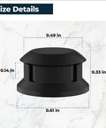Overpressure Plug Replacement Part For Mirro Mirro-Matic Pressure Cookers And Canners Rubber Plug Seal size details