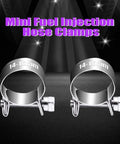 12Pcs 14mm-16mm 304 Stainless Steel Mini Fuel Injection Line Style Hose Clamp Set for autos, farming rigs, plant setups
