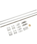 Stainless Steel Linear Motion Kit For 3D Printers And Engraving Machines With 8mm Shaft And SC8UU Slide Blocks, smooth rails and blocks