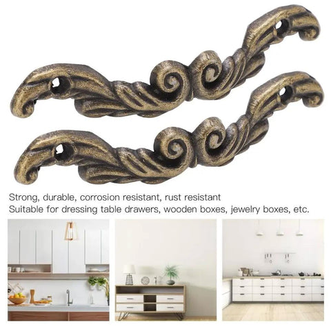 Dope Retro Bronze Zinc Alloy Drawer Pulls Set 20 Pcs 3 Inch Hardware Kit With Screws for vintage furniture upgrade
