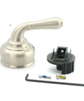 Monticello Handle Kit in Brushed Nickel for Quick Fix Replacement Handle for Bathroom and Kitchen Faucets Genuine Part Compatible with Monticello Series