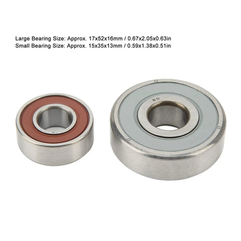 Pro Grade Alternator Bearing Kit With Small And Large Aluminum Alloy Bearings Compatible With Denso Units Oe 949100-5010 Smooth Spin No Sweat Install For Domestic Rides And Work Trucks