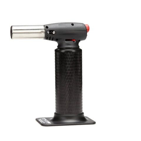 Industrial Grade Butane Torch GT-70 Workhorse Heavy Duty Refillable Torch with Anti-Flare and Rugged Metal Tank side view