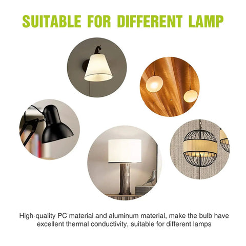 Rechargeable Battery Powered Emergency Light Bulbs 15W 80W Equivalent 6000K Cool White 1500mAh suitable for various lamps