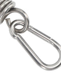 Beefy Heavy Bag Spring In 304 Stainless Steel 200kg Load Capacity Punching Bag Hanger close-up of hook and coil detail.