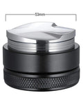 53mm Adjustable Coffee Distributor and Espresso Leveler for 54mm Breville Portafilters in stainless steel