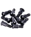 Built To Last Upgrade Your Rig With These Grade 12.9 Hex Buttonhead Kingpin Shoulder Screws 10 Piece M3x4x10mm Gear Swap Set Tailored For SCX10 AR44 AR45 And Capra Portal Axle Builds, black alloy steel screws.